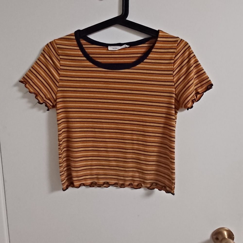 Stripey retro tank